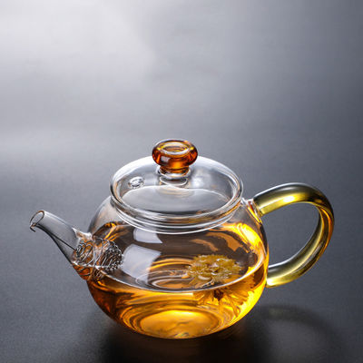 Borosilicate alto bule de vidro moderado, grupo de chá transparente de florescência fornecedor