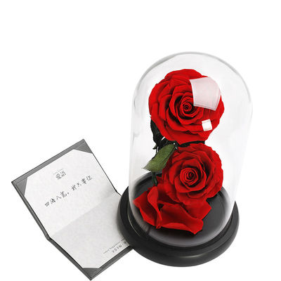 Da tampa de vidro de Homeware do ornamento dos presentes do dia dos Valentim transparente feito a mão fornecedor