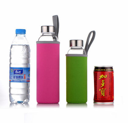 garrafa de água personalizada 550ml do vidro de Borosilicate com luva do neopreno fornecedor