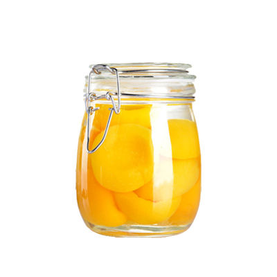 Do frasco de vidro do doce do produto comestível parte superior hermética do grampo do metal para o armazenamento/o mel da preservação fornecedor