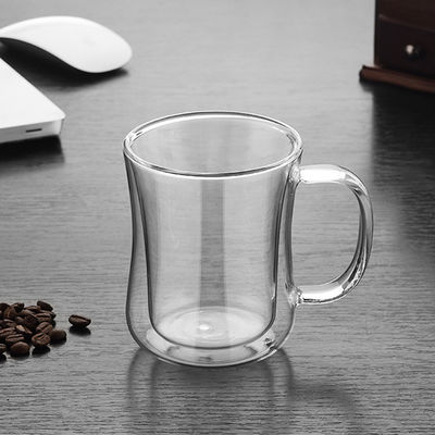 o copo de vidro da parede 220ml/420ml dobro isolou o Thermal para o chá/café fornecedor