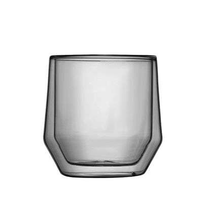 Vidro de Borosilicate fundido do copo de café da garrafa térmica da parede mão de vidro dobro material fornecedor