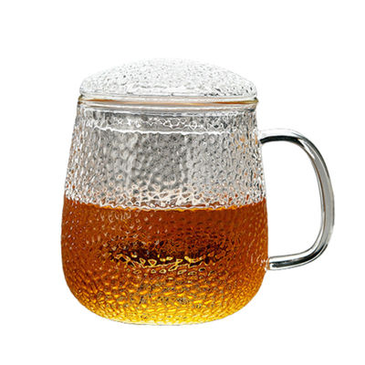 Material personalizado do vidro de Borosilicate do serviço do copo de vidro de Infuser do chá único fornecedor