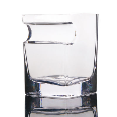 Do dobro de cristal do copo dos vidros de vinho do charuto parte inferior grossa antiquado para o uísque fornecedor