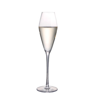 Os vidros de vinho de cristal luxuosos por muito tempo provieram vidros de flauta sem chumbo de Champagne fornecedor