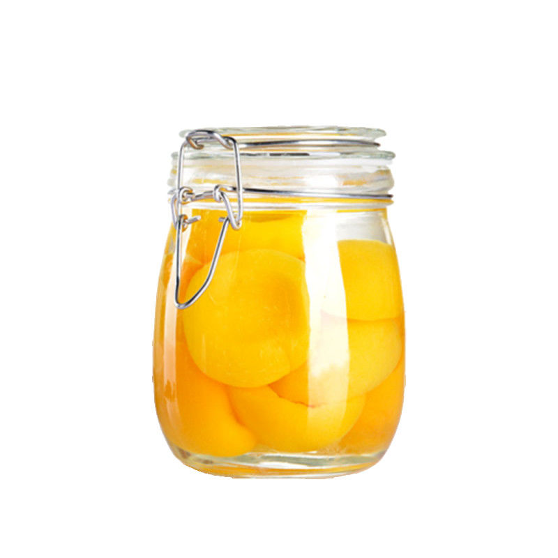 Do frasco de vidro do doce do produto comestível parte superior hermética do grampo do metal para o armazenamento/o mel da preservação fornecedor