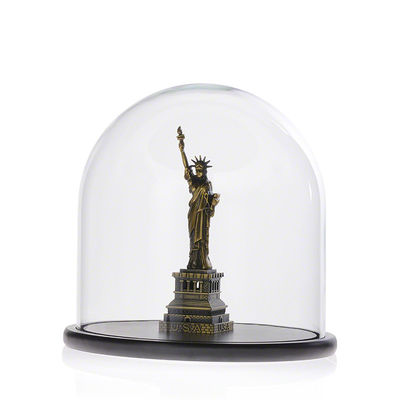 Grande abóbada de vidro do Borosilicate com base, campânula de vidro de Bell da altura de 20cm fornecedor