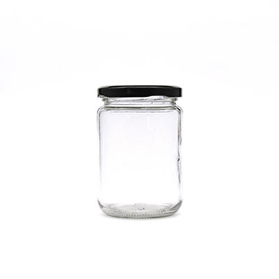 Torção de vidro reusável do frasco do doce fora do peso leve do tampão para a máquina do mel/doce feita fornecedor