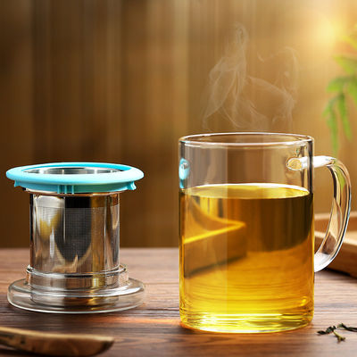 Quebre o peso leve de vidro resistente do copo de Infuser do chá para bebidas quentes/frias fornecedor