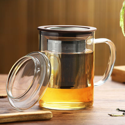 Quebre o peso leve de vidro resistente do copo de Infuser do chá para bebidas quentes/frias fornecedor