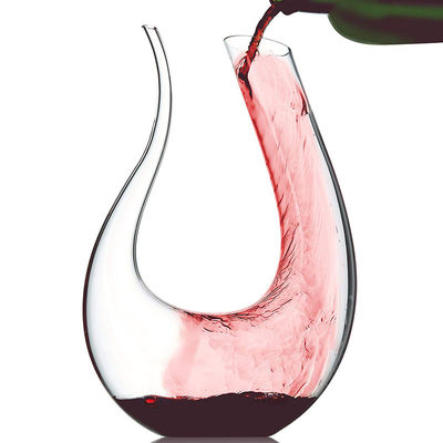 Filtro sem chumbo do vinho de Mouthblown, filtro moderno do vinho do cone redondo fácil de limpar fornecedor