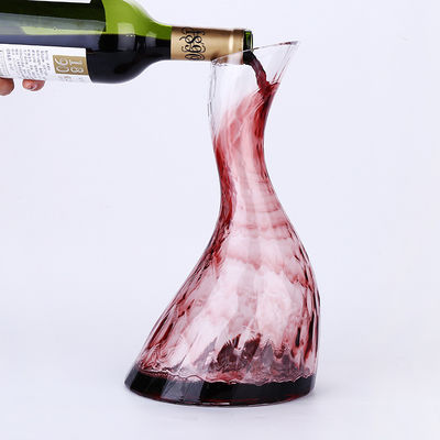 Filtros de vidro feitos a mão personalizados do licor, gaseificador do vinho tinto de Lightweght fornecedor