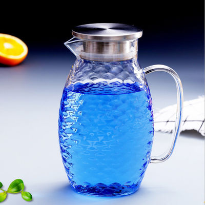 O jarro alto do vidro de Borosilicate, goteja a garrafa de vidro livre da água da grande capacidade fornecedor