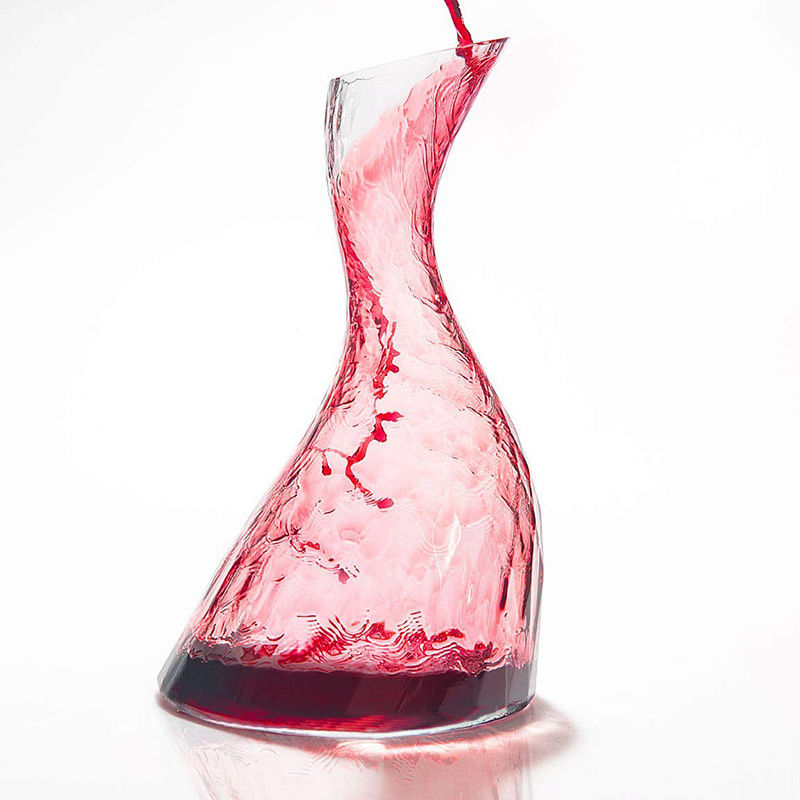 Filtros de vidro feitos a mão personalizados do licor, gaseificador do vinho tinto de Lightweght fornecedor
