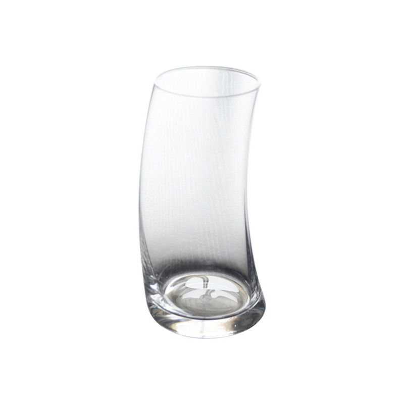 O chifre de LFGB deu forma a copo fundido do vidro de cerveja 500ml da mão fornecedor